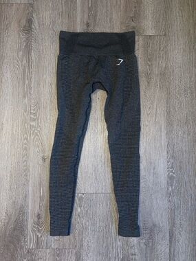 Gymshark compression gray sculpting leggings size xs gym workout yoga athletic